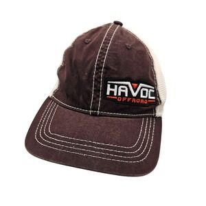 Havoc Offroad Trucker Hat Pacific‎ Headwear Style 67 Brown Tan Mesh Snapback Cap